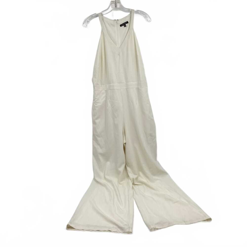 MARINA White One-Piece Jumpsuit | Women’s Regular Size 10, Synthetic